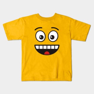 Smiling Face With Open Mouth Kids T-Shirt